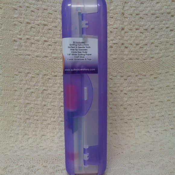 Beginner paper quilling kit NIB Everything you need incl storage box - Picture 3 of 4